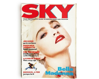SKY Magazine #4 Madonna Cover | 1987