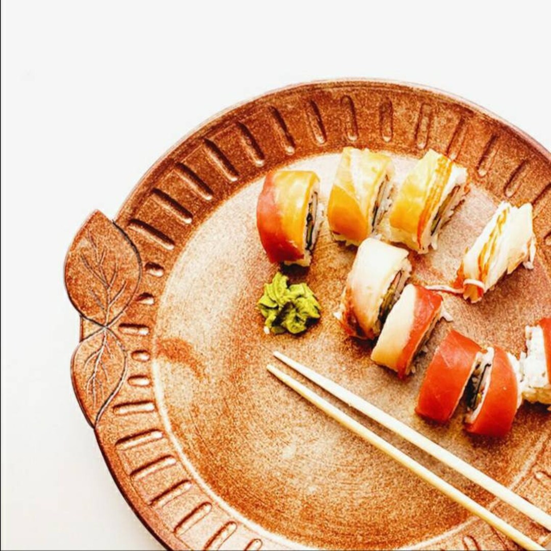 Pottery Handmade Dinner Set Ceramic Serving Dish Plate Dinnerware Table