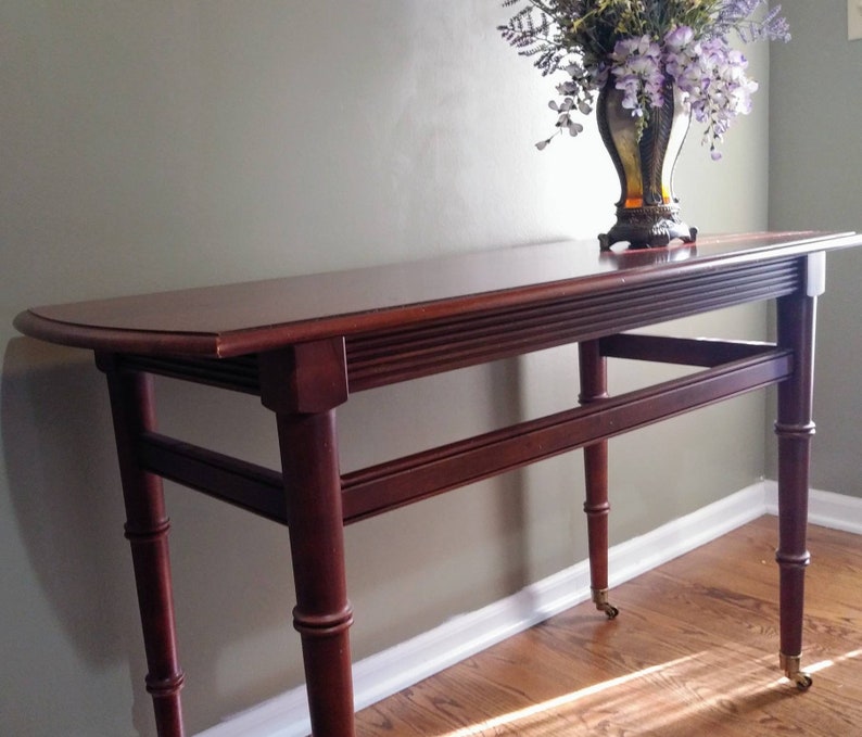 Ethan Allen British Classics Series Console Sofa Table Etsy