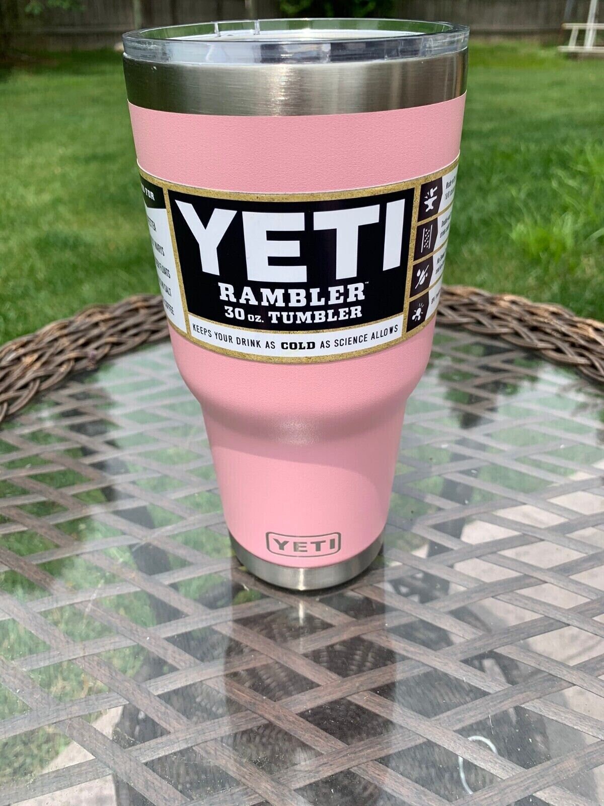 YETI Rambler Tumbler 30oz with Magslider Lid - Bimini Pink