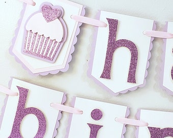 cupcake banner etsy