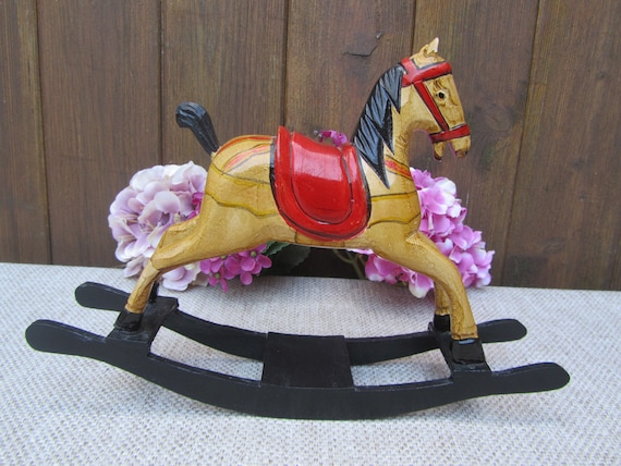 miniature rocking horse