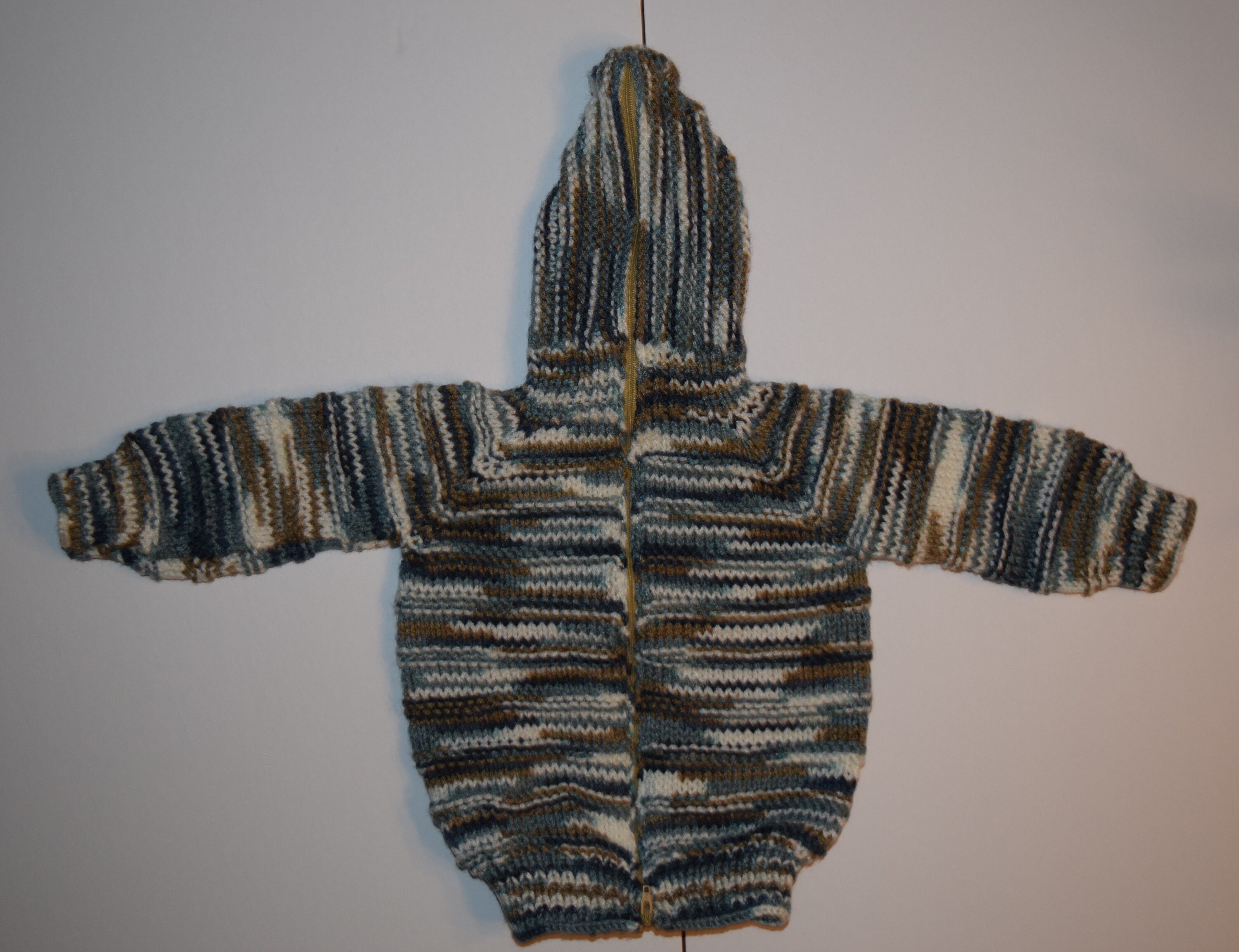 Baby Knitted Hooded Sweater Shorts