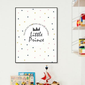 Digital Printable Printable Wall Art Digital Print Little Prince Nursery Decor ** Baby Printable Poster Baby Boy Printable Quotes