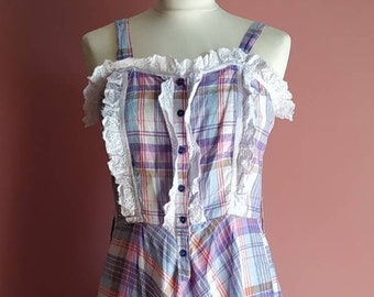 Pastel Check Dress