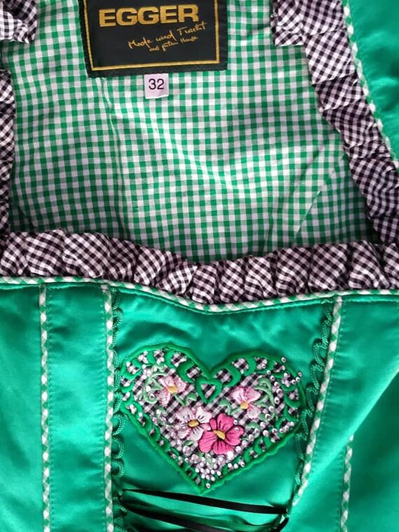 Satin dirndl dress