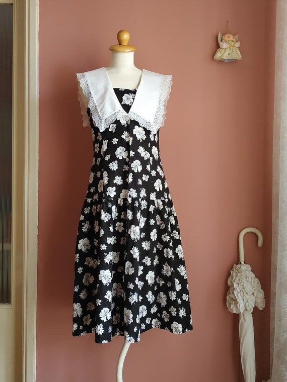 Black and white dress