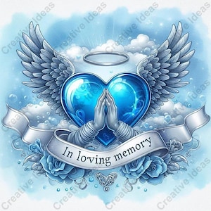 In loving memory PNG, Digital Download (4000x4000 px)