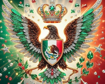 Mexican Flag PNG, for your own projects, Digital Download