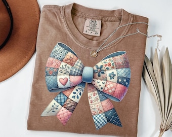 Coquette Patchwork PNG, Shirt File, Digital Download