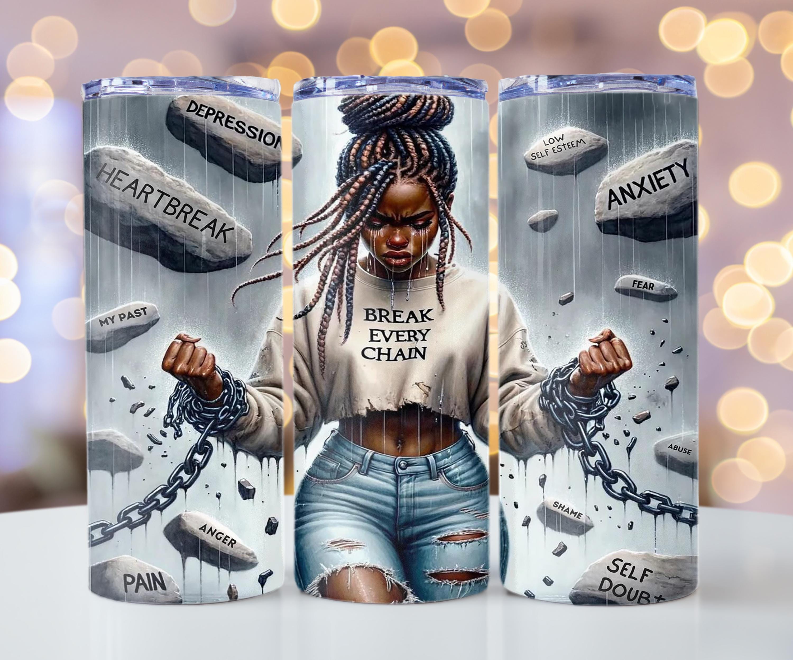 Break the Chains Black Woman PNG, for Your Own Projects, Digital ...