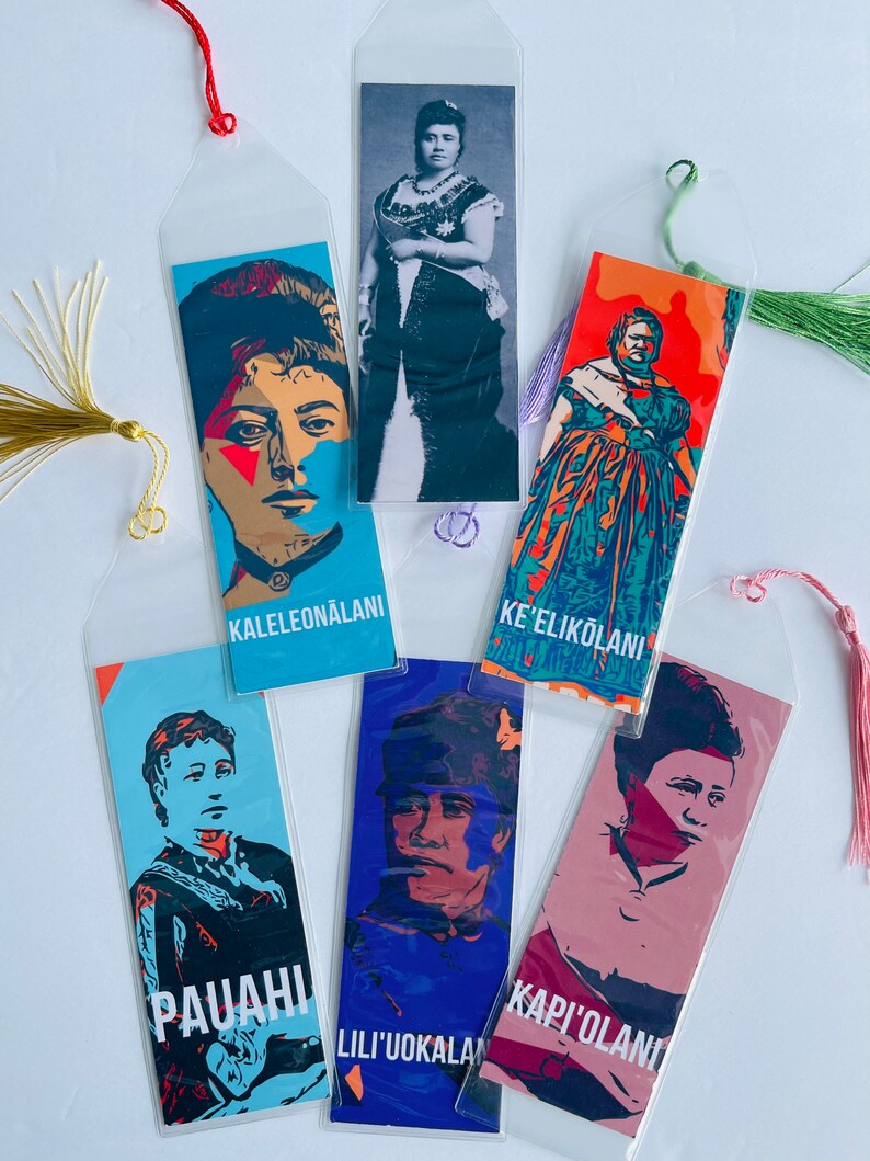 Hawaiian Bookmark Hawaiian Book Marker Hawaiian Royalty | Etsy