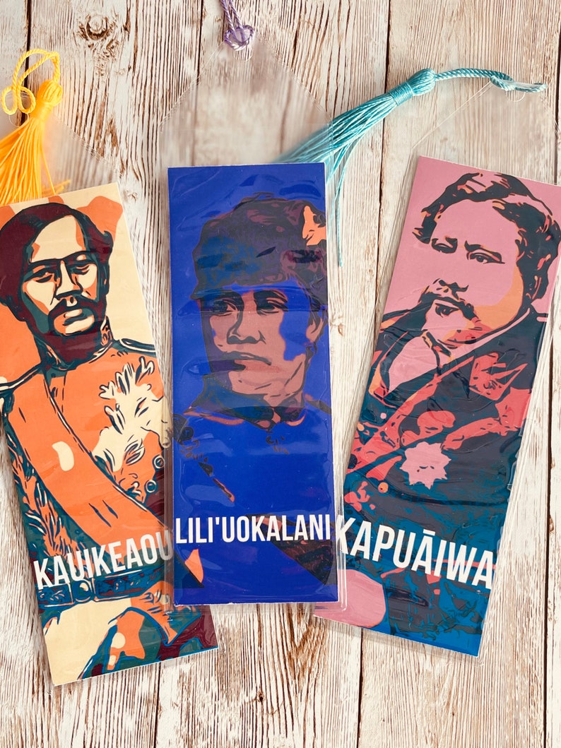 Hawaiian Bookmark Hawaiian Book Marker Hawaiian Royalty | Etsy