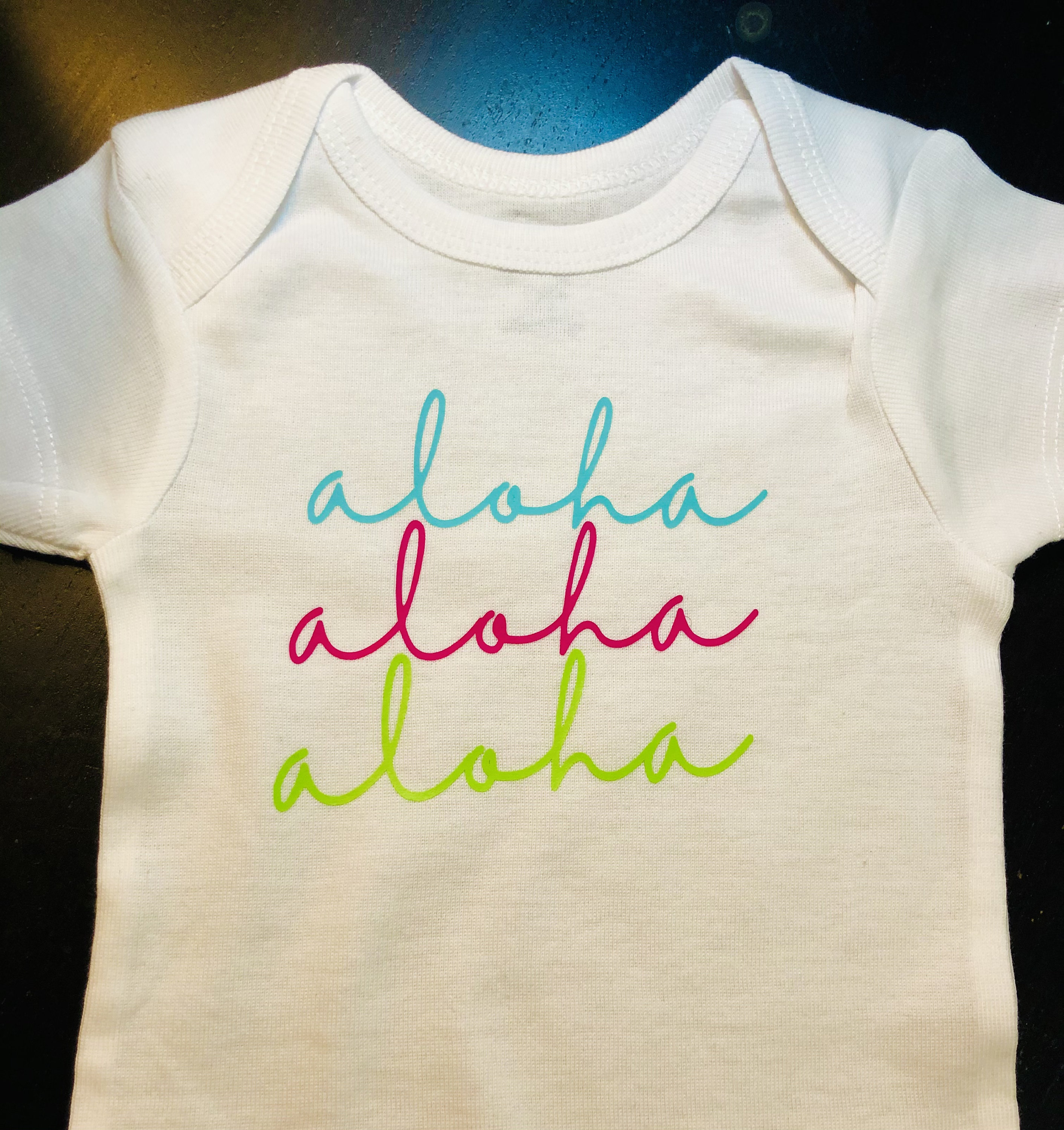 Aloha Baby Aloha Baby Bodysuit Hawaiian Baby Outfit Etsy UK