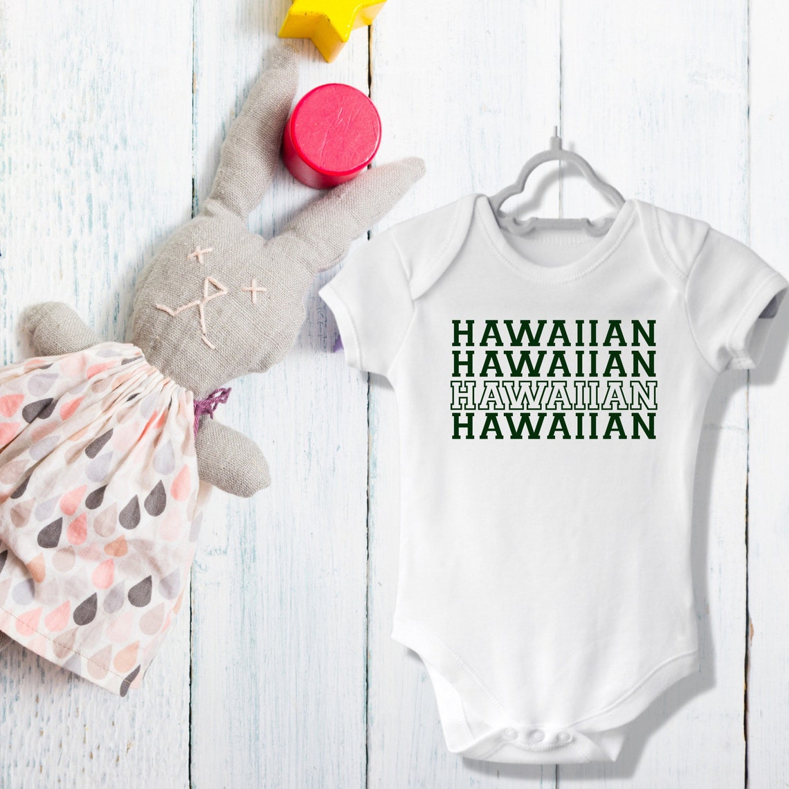 Hawaiian Baby Onesie® Hawaiian Baby Bodysuit Hawaiian Keiki - Etsy