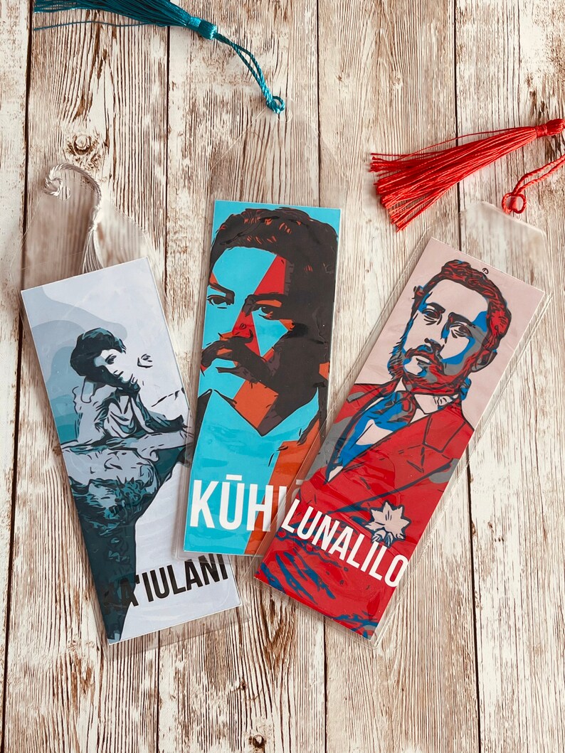 Hawaiian Bookmark Hawaiian Book Marker Hawaiian Royalty | Etsy