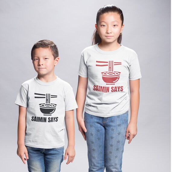 Saimin Says Hawaii Kids Tee Ramen Tee 