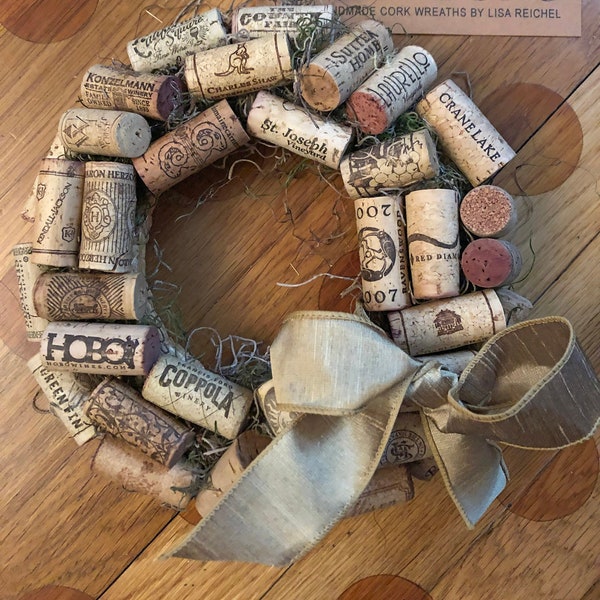 Wine Hangups - Small Natural Cork Wreath