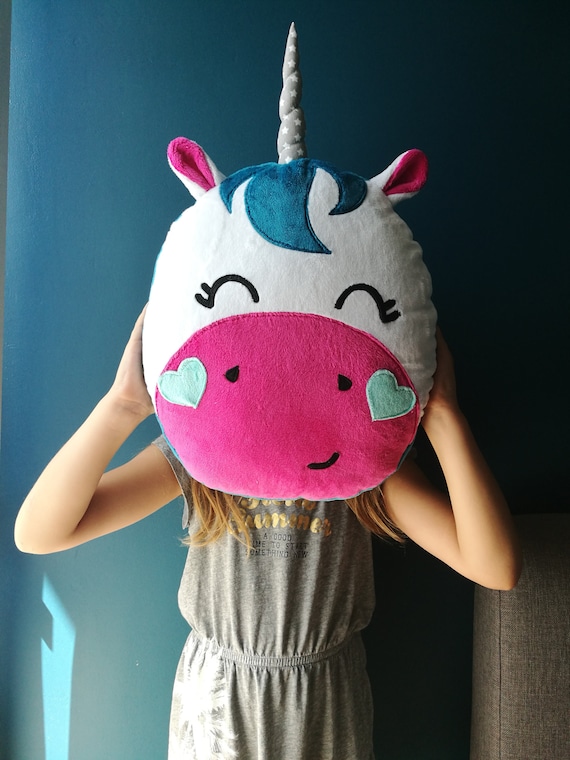 plush unicorn pillow