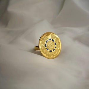 Surah Al-Falaq Ring, Islamischer Ring, Arabische Kalligraphie Ring, Islamischer Schmuck, Arabischer Schmuck