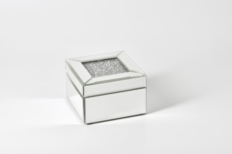 5 Mirrored Crystal Jewelry Box