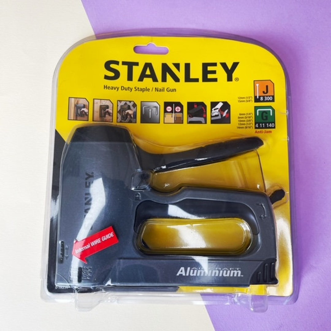 Stanley Heavy Duty Stapler / Nail Gun for Craft Textiles and Etsy