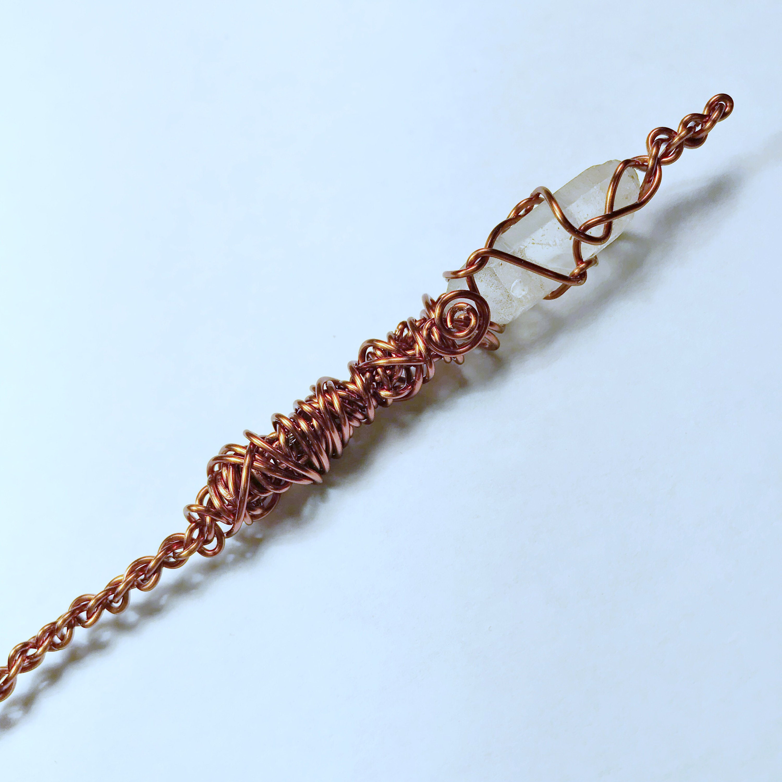 Mini Copper Wand Quartz Copper Wand Copper Wand Clear Etsy