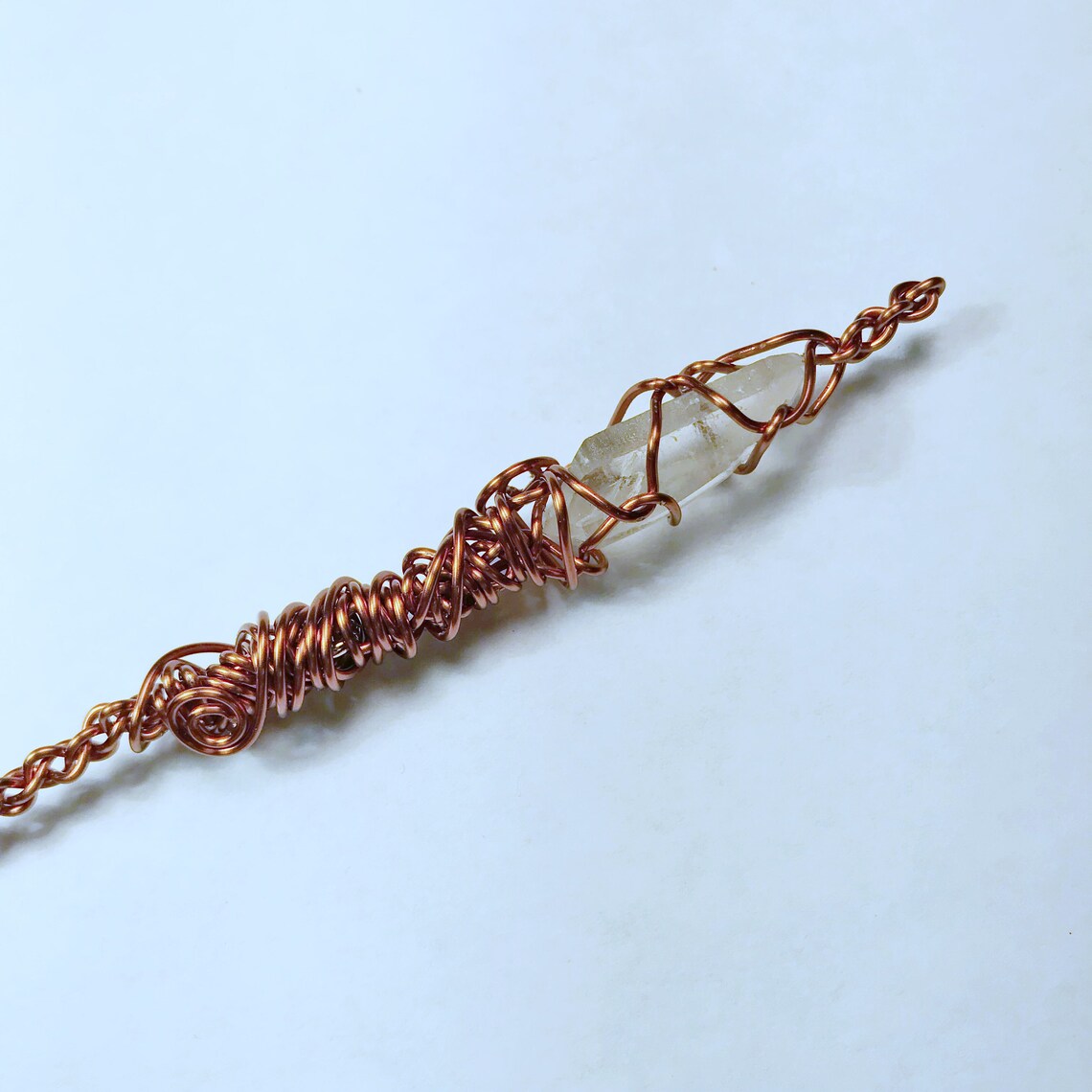 Mini Copper Wand Quartz Copper Wand Copper Wand Clear Etsy