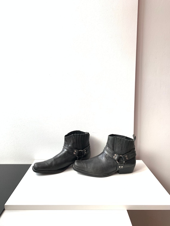 mens western ankle boots