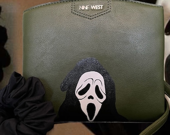 Ghostface Crossbody Purse with A Scrunchie