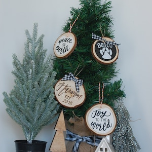 Wood Ornament | Family Name Ornament
