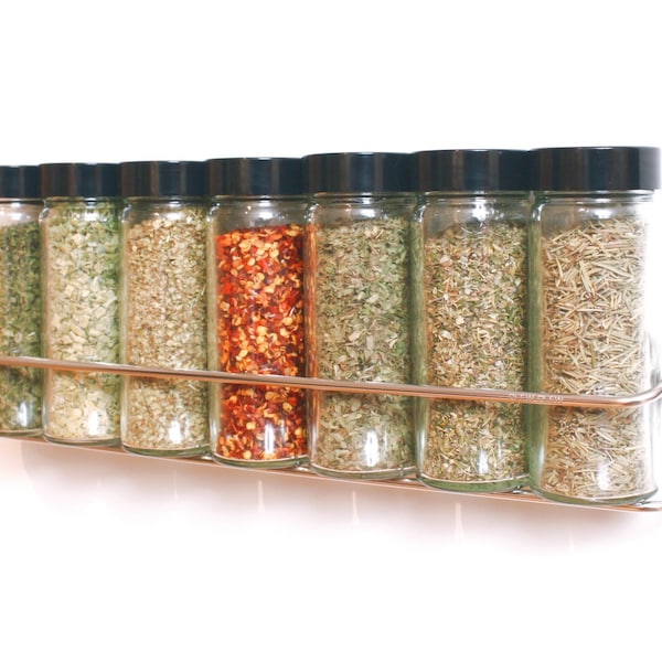 Plew Plew - Kruidenrek, Roestvrij Staal, Aan de Muur Bevestigd