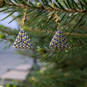 Handmade jewelry made from Miyuki beads: earrings