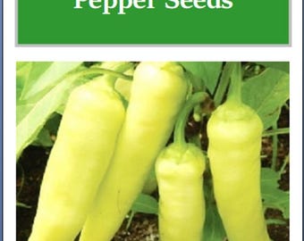 Sweet Banana Pepper Seeds: Heirloom, Non-GMO Garden Seeds
