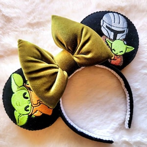 Baby Alien Embroidery Mouse Ears