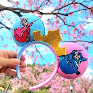 Make It pink ! No Blue ! Embroidery mouse ears