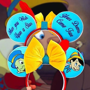 Pinocchio Embroidery Mouse Ears