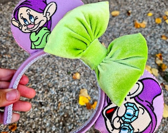 Dopey Embroidery Mouse Ears