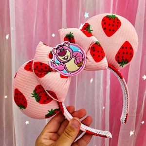 Strawberry Lotso Mouse Ears