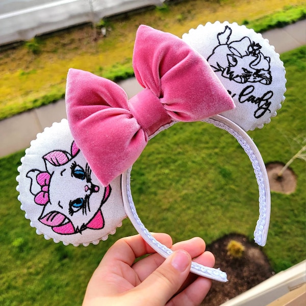 Marie Embroidery Mouse Ears