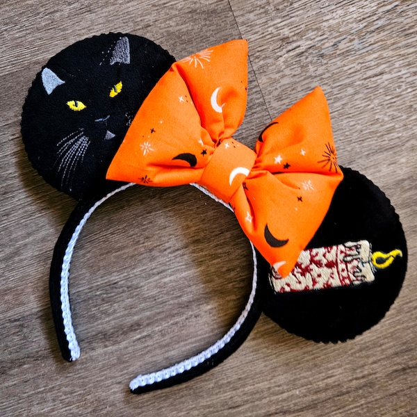 Binx Embroidery Mouse Ears,  Hocus Pocus