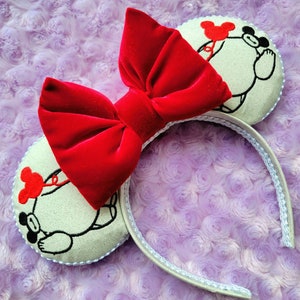 Baymax Embroidery Mouse Ears