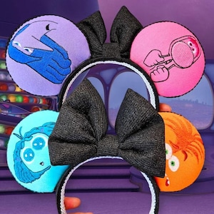 Inside out 2 Embroidery Mouse Ears, Inside Out