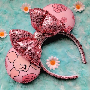 Pink Piglet Mouse Ears