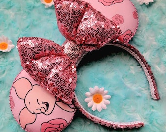 Pink Piglet Mouse Ears