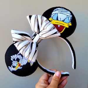 Mummy Donald Embroidery Mouse Ears