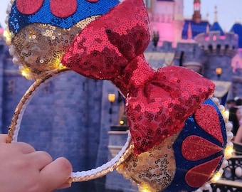 Snow White L.E.D Ears, Mouse Ears