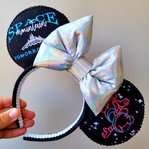 Space Mountain Embroidery Mouse Ears