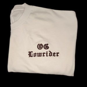 Embroidered OG Lowrider T Shirt