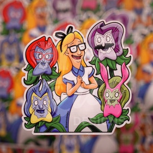 Tina in Wonderland Sticker